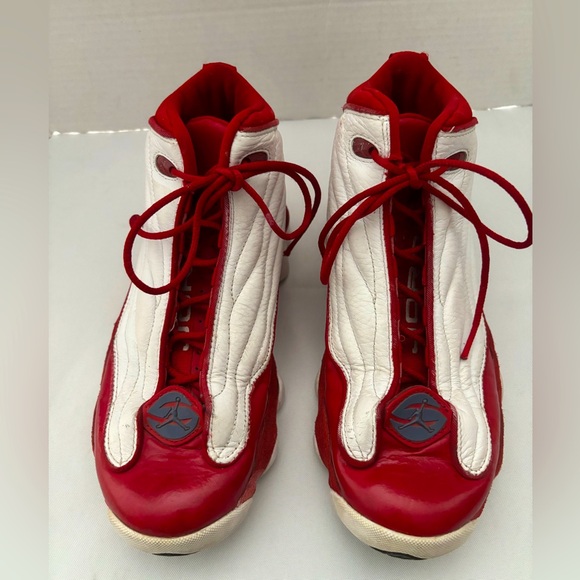 Jordan Other - AIR JORDAN PRO STRONG VARSITY RED RETRO LACE UP JUMPMAN ABOVE THE TOE BOX SZ 7.5